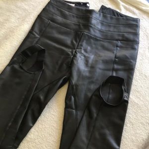 leather Bebe pants